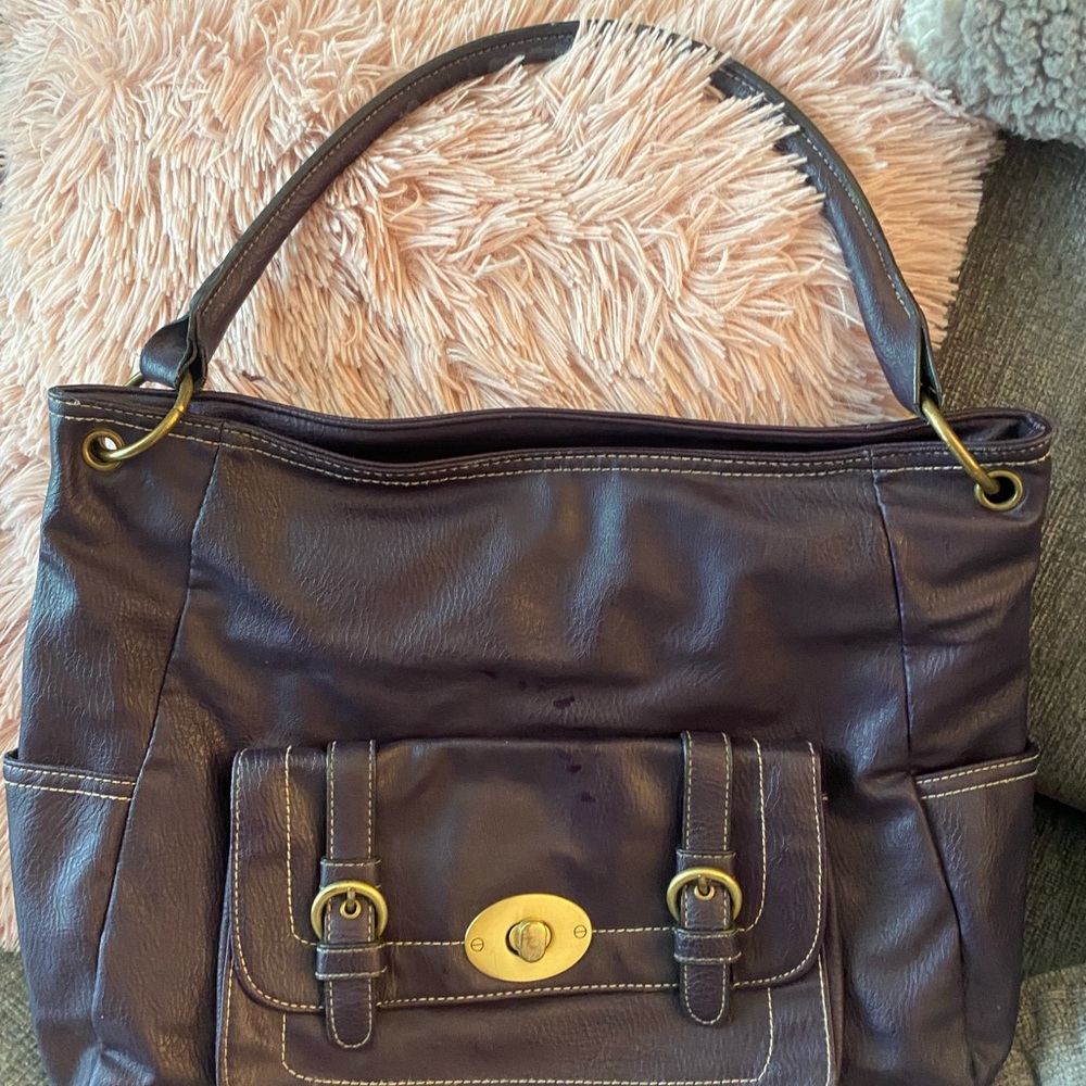 Purple large purse